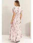 Destiny Floral Maxi Dress - Mauve