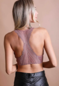Olena Front Lace Racerback Bralette
