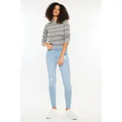 Kancan Danica High Rise Ankle Skinny Jeans