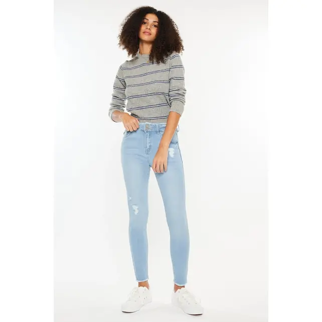 Kancan Danica High Rise Ankle Skinny Jeans