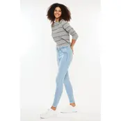 Kancan Danica High Rise Ankle Skinny Jeans