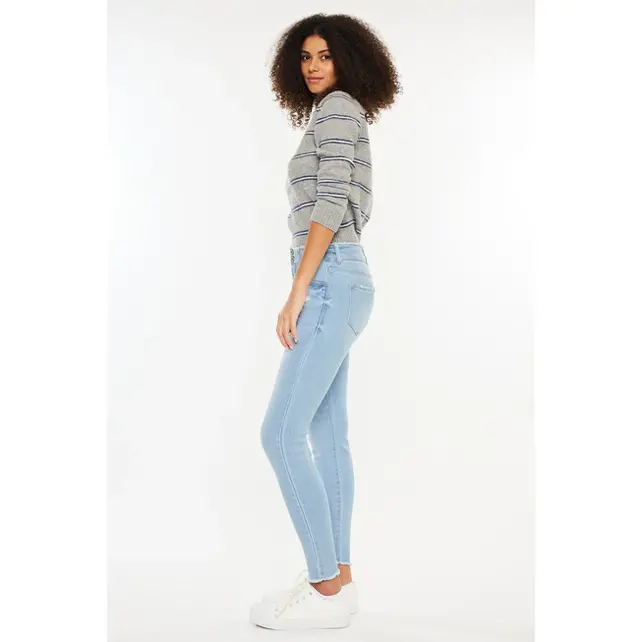 Kancan Danica High Rise Ankle Skinny Jeans