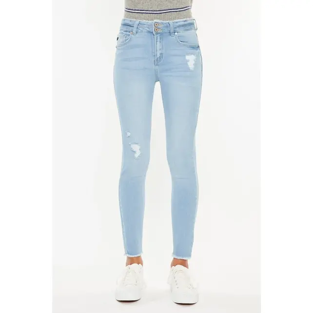 Kancan Danica High Rise Ankle Skinny Jeans