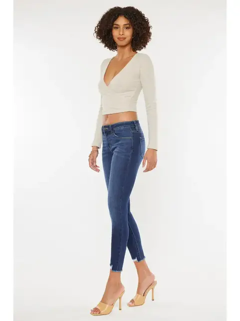 Kancan Willowbrook Mid Rise Ankle Skinny Jeans