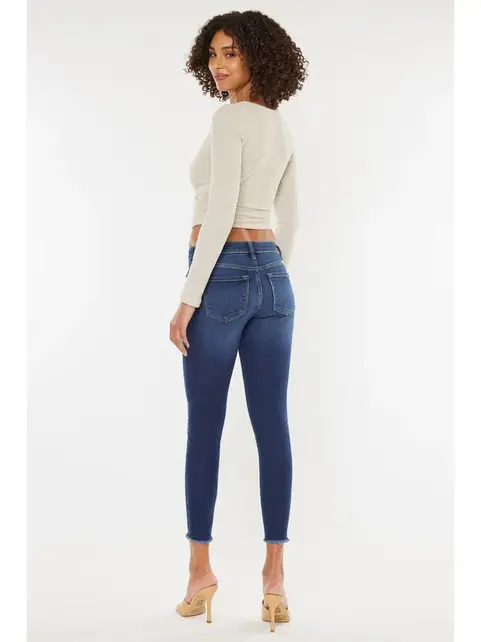 Kancan Willowbrook Mid Rise Ankle Skinny Jeans
