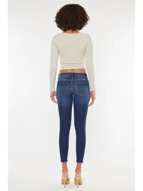 Kancan Willowbrook Mid Rise Ankle Skinny Jeans
