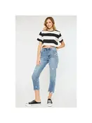 Kancan Michelle High Rise Slim Straight Leg Jeans