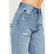 Kancan Michelle High Rise Slim Straight Leg Jeans