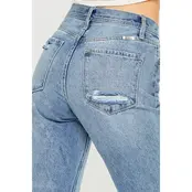 Kancan Michelle High Rise Slim Straight Leg Jeans