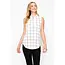 Indy Button Placket Top - Ivory