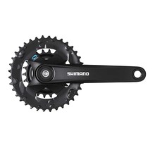 Shimano, FC-M315-2, Crankset, Speed: 7/8, BCD: Rivets, 22/36, Square, 170mm, Black, MTB