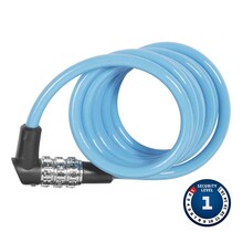 Abus, 1150 Kid's, Cable with combination lock, 7mm x 120cm (7mm x 4') - Assort Colors