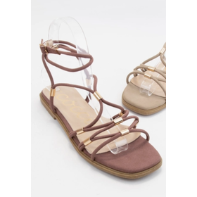 Macy Strappy Sandal - Mauve