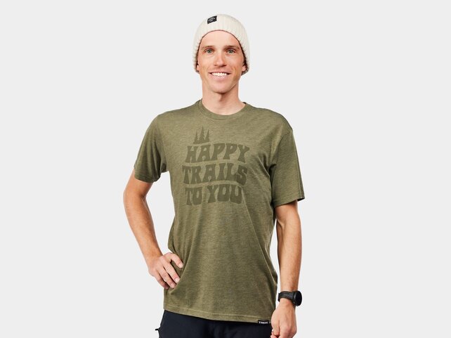 Trek Trails Unisex T-Shirt - Olive Green