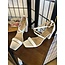 Flyaway Square-Toe Sandal - White