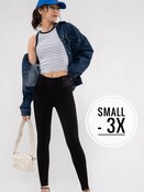 Blakely Side Elastic Skinny Bottoms - Black