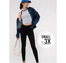 Blakely Side Elastic Skinny Bottoms - Black