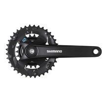 Shimano, FC-M315-2, Crankset, Speed: 7/8, BCD: Rivets, 22/36, Square, 175mm, Black, MTB