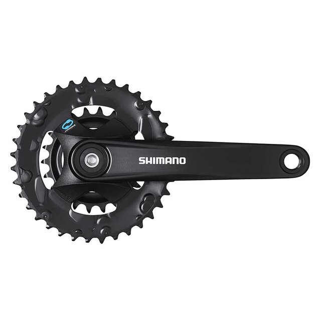 Shimano, FC-M315-2, Crankset, Speed: 7/8, BCD: Rivets, 22/36, Square, 175mm, Black, MTB Shimano, FC-M315-2, Crankset, Speed: 7/8, BCD: Rivets, 22/36, Square, 175mm, Black, MTB