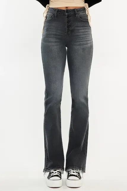 Kancan Rainn Ultra High Rise Flare Jeans