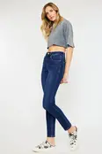 Kancan Jovi High Rise Cigarette Leg Jeans - Dark