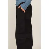 Brilynn Wide Leg Cargo Pant - Black
