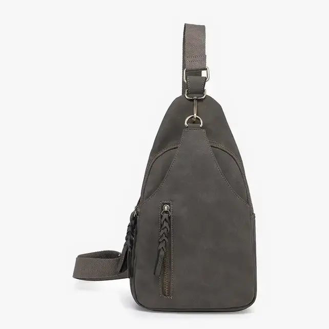 Nikki Suede Sling Pack Bag Nikki Suede Sling Pack Bag
