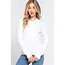 Aria Cable Sweater - White