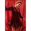 Vada Velvet Mini Dress - Burgundy