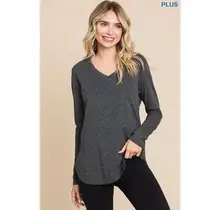 Lennox V-Neck Long Sleeve Top