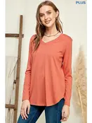 Lennox V-Neck Long Sleeve Top