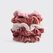 Velvet Scrunchies - Blush and Mauve Velvet Scrunchies - Blush and Mauve