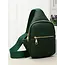 Solid Pu Sling Bag