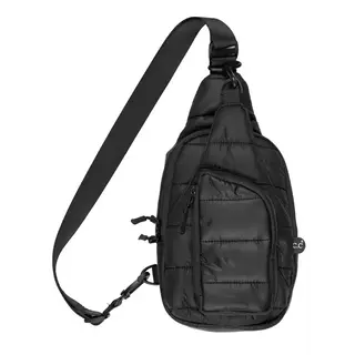 C.C Solid Puffer Padding Sling Bag
