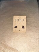 Coffee Bean Clay Earring, Stainless Stud