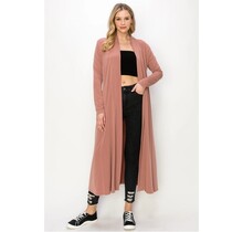 Wrenlee Belted Cardigan - Mauve