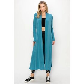 Wrenlee Belted Cardigan - Blue