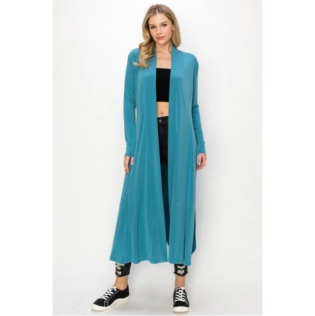 Wrenlee Belted Cardigan - Blue