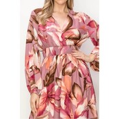 Wesley Long Sleeve Maxi Dress - Mauve