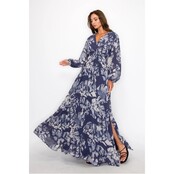 Weston Floral Maxi Dress - Blue