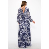 Weston Floral Maxi Dress - Blue