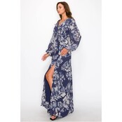 Weston Floral Maxi Dress - Blue