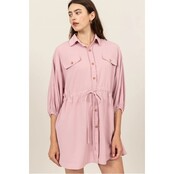 Wescott Shirt Dress - Mauve