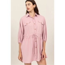 Wescott Shirt Dress - Mauve