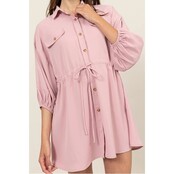 Wescott Shirt Dress - Mauve