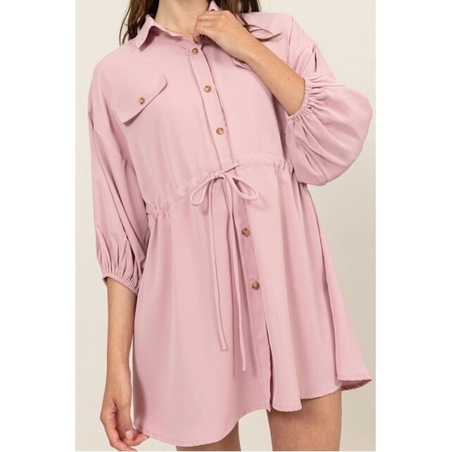 Wescott Shirt Dress - Mauve