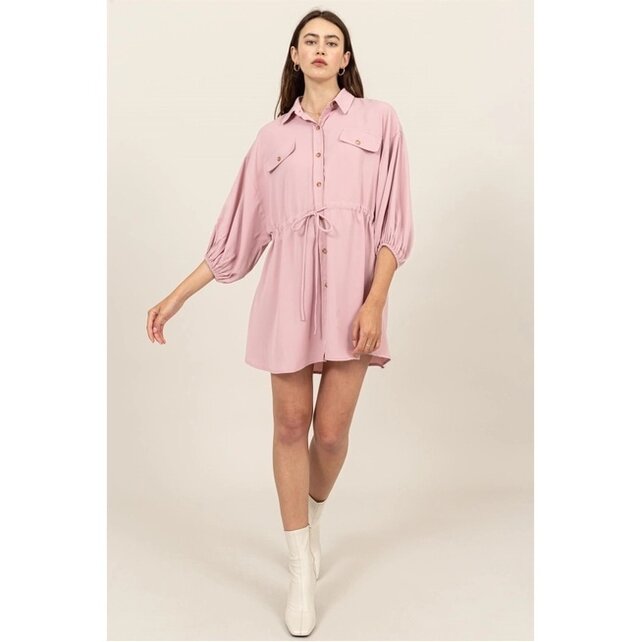 Wescott Shirt Dress - Mauve