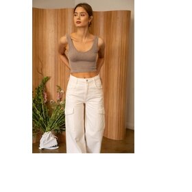 Harmony Rib Knit Cropped Tank