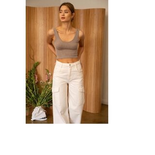 Harmony Rib Knit Cropped Tank