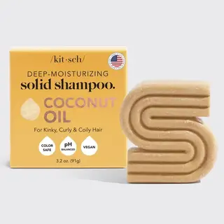 Kitsch Coconut Oil Shampoo Bar for Dry Damaged Hair